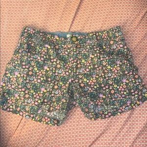 kid flower shorts